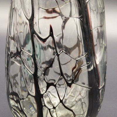 Large Handmade Murano Glass Vase, Italy, 1960s-WK-1153537