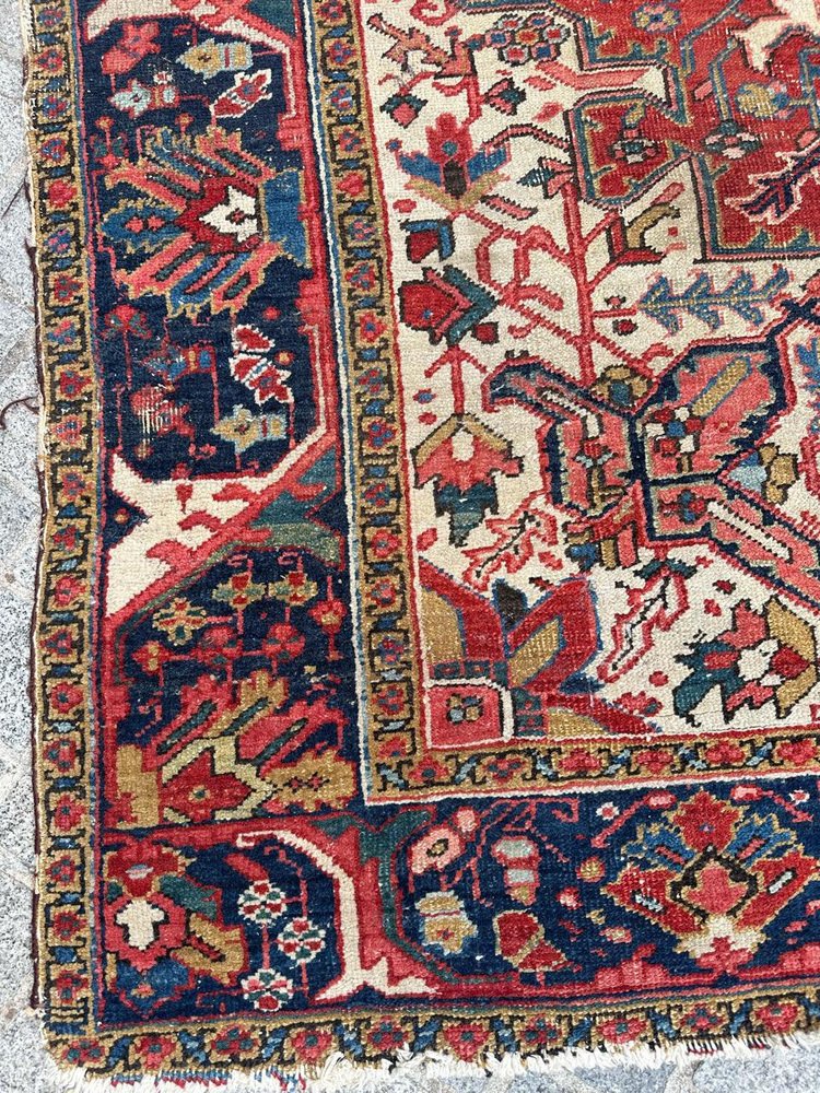 Large Heriz Rug, 1890s