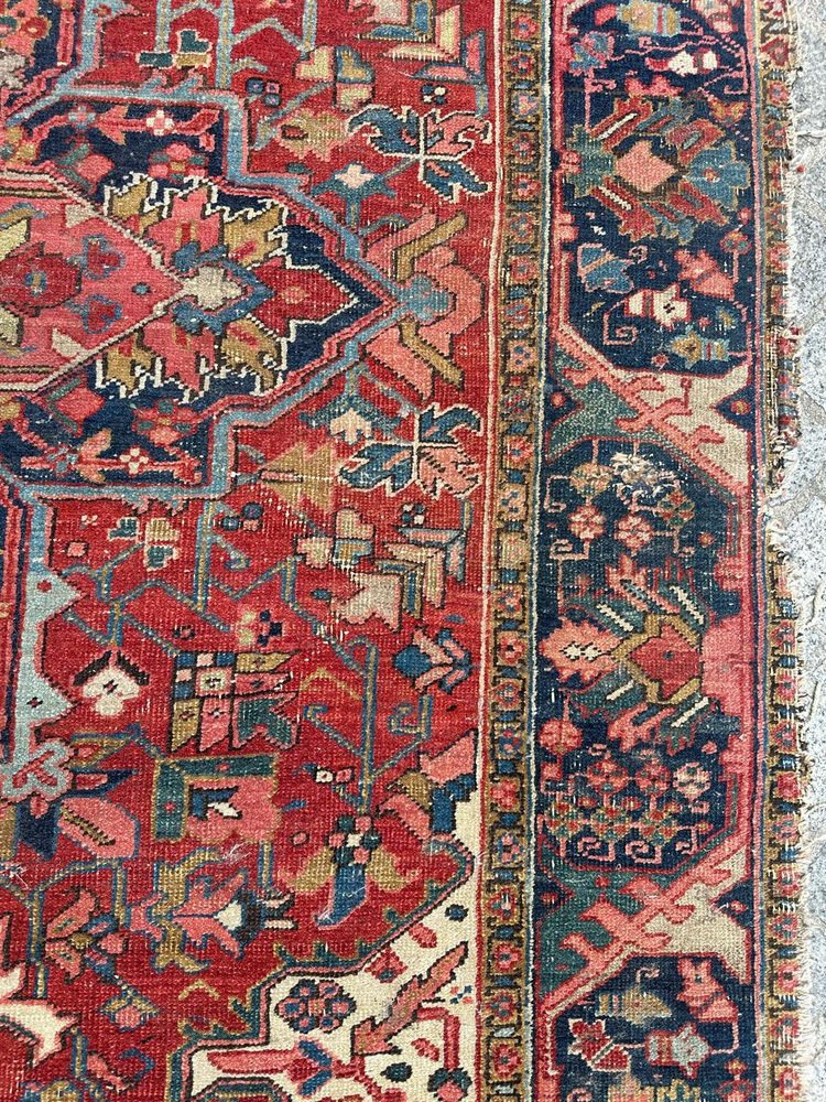 Large Heriz Rug, 1890s