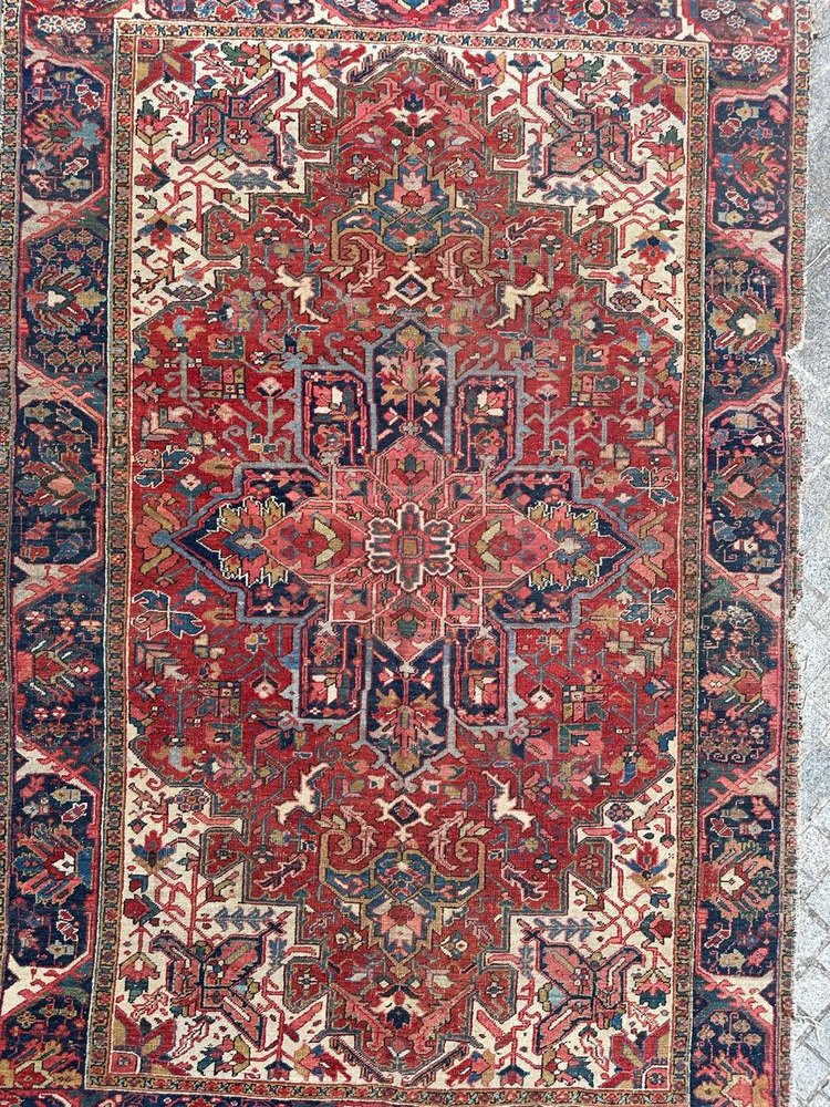 Large Heriz Rug, 1890s