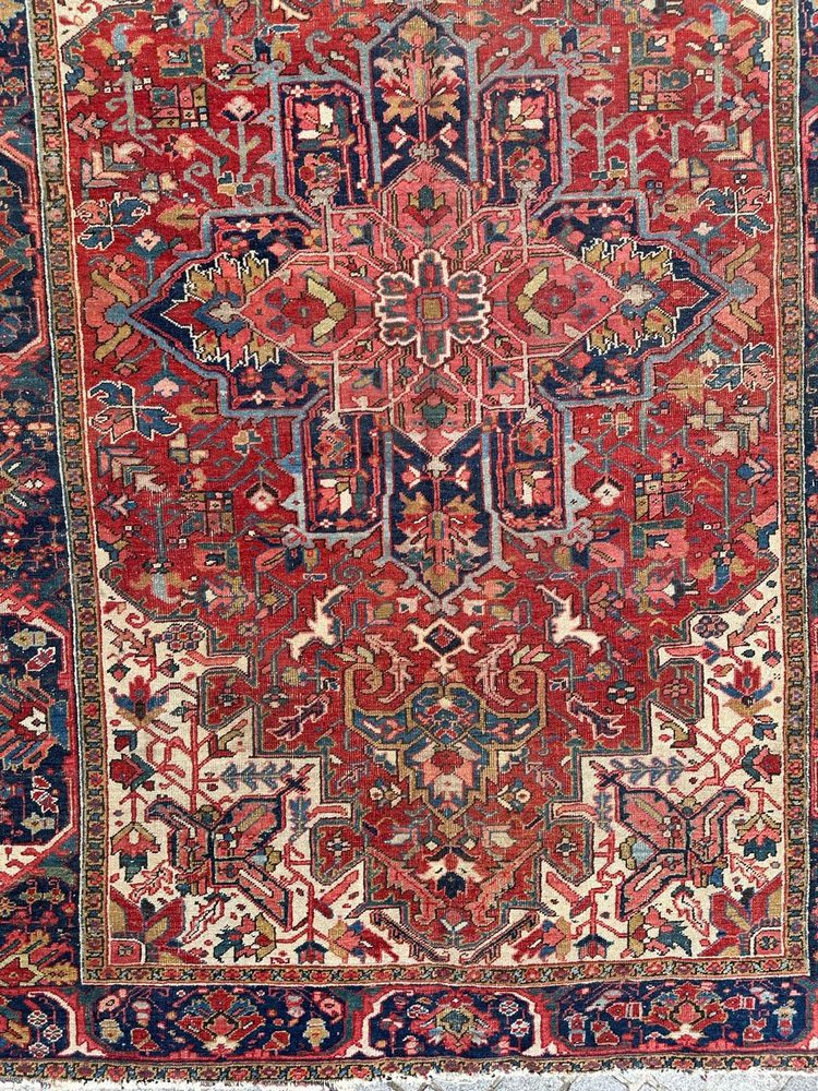 Large Heriz Rug, 1890s