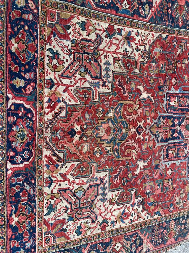 Large Heriz Rug, 1890s