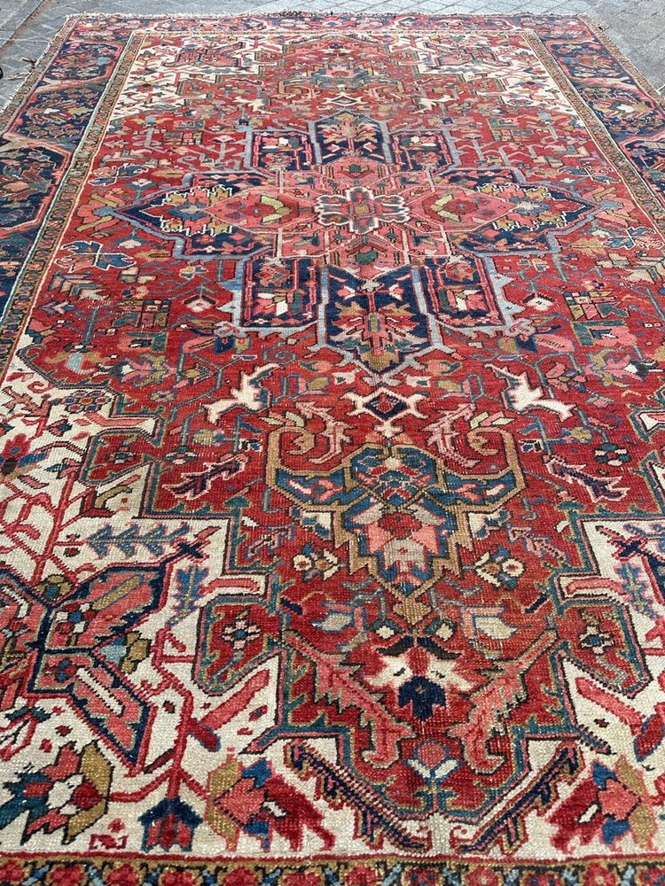 Large Heriz Rug, 1890s