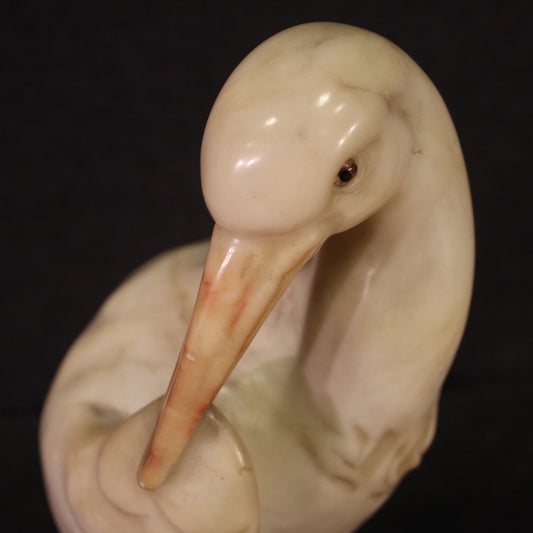 Large Heron, 1950, Alabaster