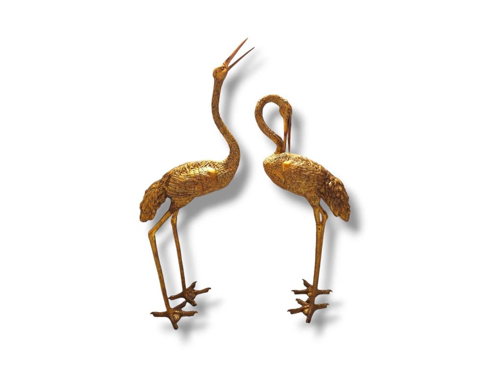 Large Herons, 1950s, Set of 2