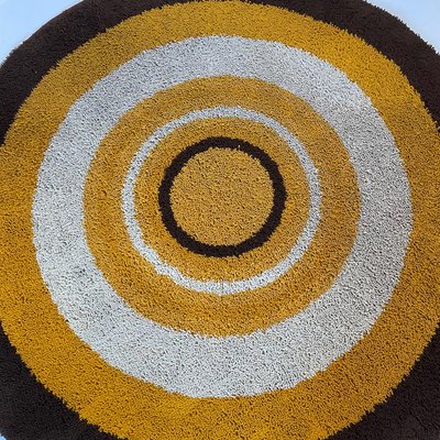 Large High Pile Rya Rug attributed to Reichel, Germany, 1970s-QZ-1392974