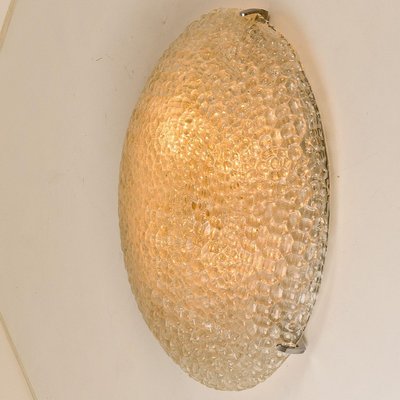 Large Hillebrand Blown Glass Sconce, 1960s-VDW-834347