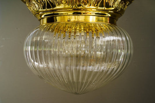 Large Historistic Ceiling Lamp, Vienna, 1890s