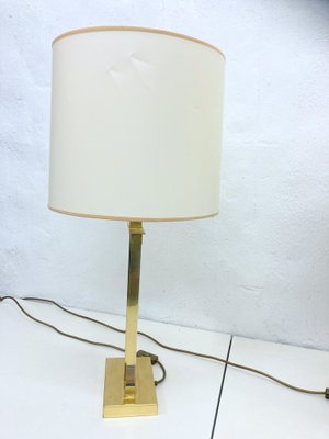 Large Hollywood Regency Table Lamps in Brass & Acrylic, 1970s, Set of 2-AET-1450801