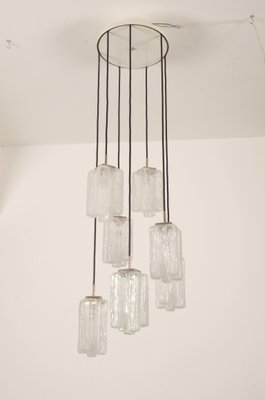 Large Ice Glass Granada Cascading Chandelier from Kalmar-AX-838563