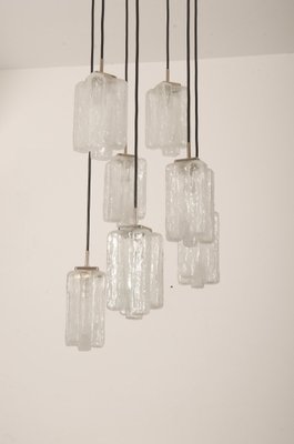 Large Ice Glass Granada Cascading Chandelier from Kalmar-AX-838563