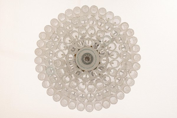 Large Ice Glass Tubes Chandelier from Doria, 1960s-UGR-1324646