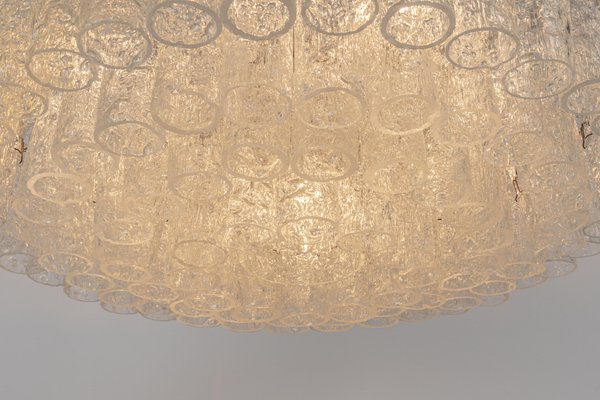 Large Ice Glass Tubes Chandelier from Doria, 1960s-UGR-1324646