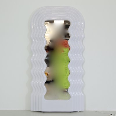 Large Illuminated Floor Mirror by Ettore Sottsass for Poltronova, 1970s-INL-1813706