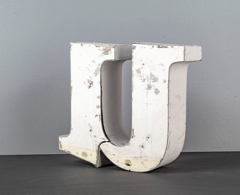 Large Illuminated Letter U in Serif Font, 1970s-VLO-1137415