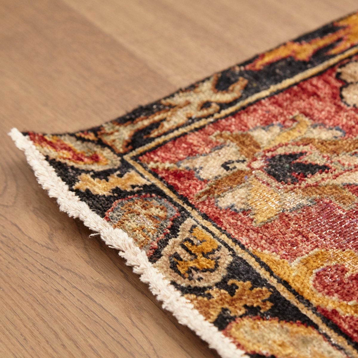 Large Indian Hand-Knotted Wool Rug, 2013