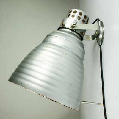 Large Industrial Bauhaus Ikon IK 302-001 Wall Lamp by Adolf Meyer for Zeiss, 1920s or 1930s-FUP-955324