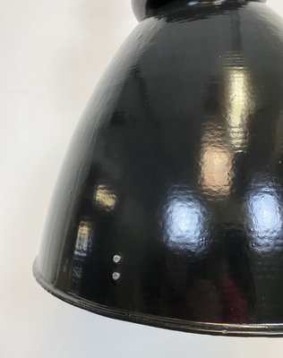 Large Industrial Black Factory Lamp from Elektrosvit, 1960s-CGF-933397