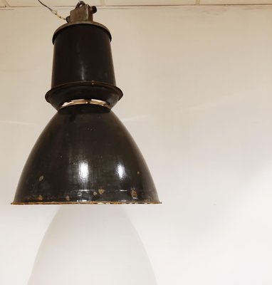 Large Industrial Enamel Lamp, 1950s-IRH-999405