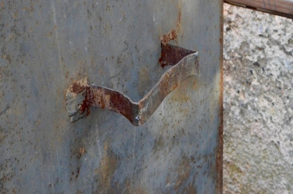 Large Industrial Metal Trash Can, 1960s-AIU-2032500