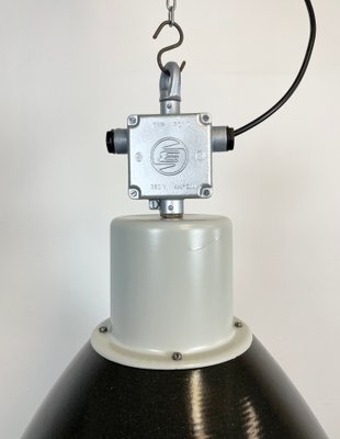 Large Industrial Pendant Lamp in Enamel Factory from Elektrosvit, 1960s-CGF-1299915