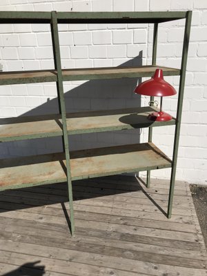 Large Industrial Style Metal Workshop Shelf, 1950s-EXJ-664039