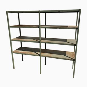 Large Industrial Style Metal Workshop Shelf, 1950s-EXJ-664039