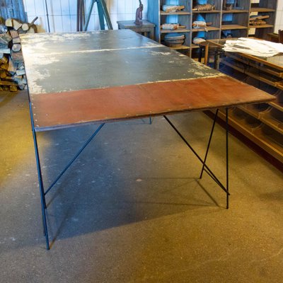 Large Industrial Table by Frits Jeuris-IA-723492