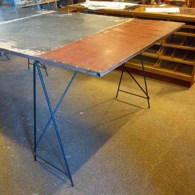 Large Industrial Table by Frits Jeuris-IA-723492