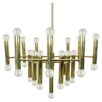 Large Italian 39-Light Ceiling Fixture by Sciolari, 1970s-VDW-1225838