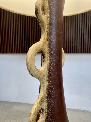 Large Italian Amphora Ceramic Floor Lamp, 1950s-JP-1298568