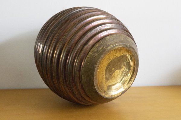 Large Italian Art Deco Copper Vase, 1930s-BUB-1787665