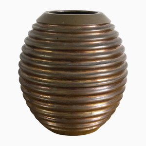 Large Italian Art Deco Copper Vase, 1930s-BUB-1787665