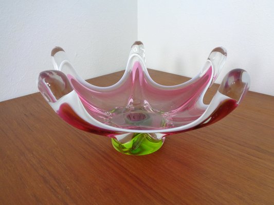 Large Italian Bowl in Murano Glass, 1960s-RDW-1262876