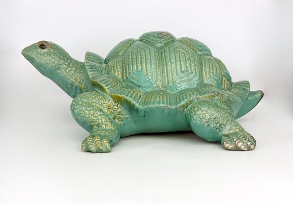 Large Italian Ceramic Turtle, 1960s-ZCY-1736893