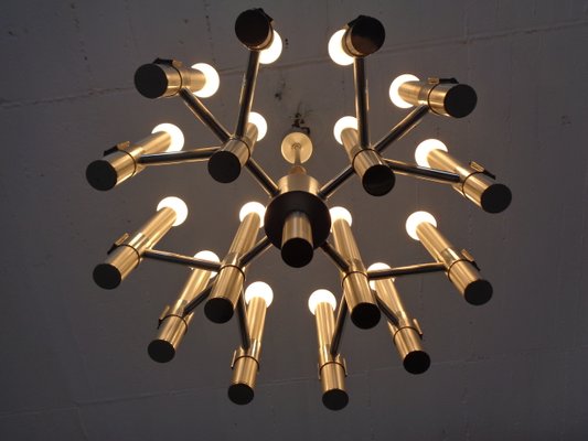 Large Italian Chandelier by Gaetano Sciolari for Sciolari, 1960s-RDW-965095