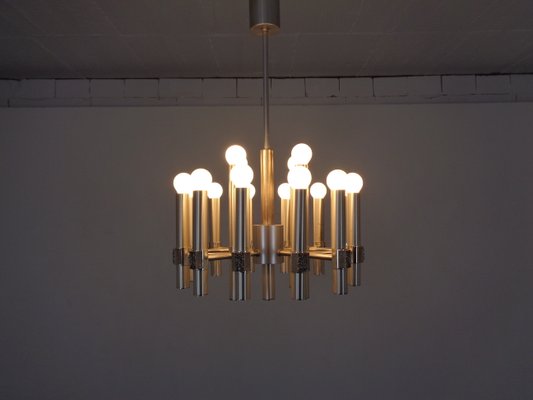 Large Italian Chandelier by Gaetano Sciolari for Sciolari, 1960s-RDW-965095