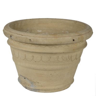 Large Italian Clay Garden Pot, 1950s-RAQ-436973