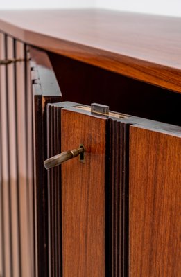 Large Italian Credenzas in Walnut and Mahogany by Paolo Buffa for Cassina, 1956, Set of 2-ITV-1299187