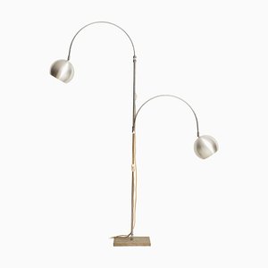 Large Italian Flexible 2-Arm Floor Lamp, 1960s-SC-587110