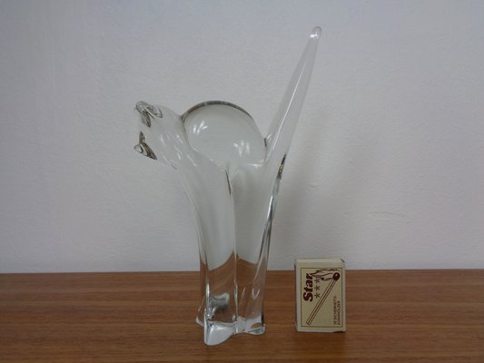 Large Italian Glass Cat, 1960s-RDW-1445043