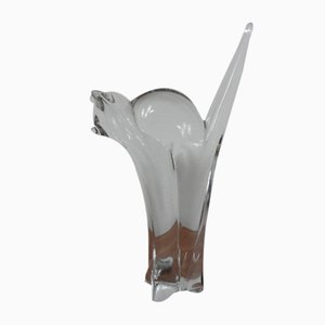 Large Italian Glass Cat, 1960s-RDW-1445043