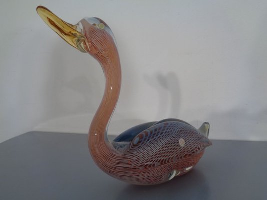 Large Italian Heavy Murano Glass Duck, 1960s-RDW-753615