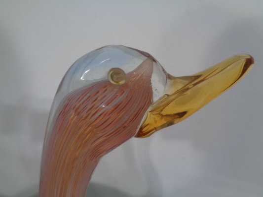 Large Italian Heavy Murano Glass Duck, 1960s-RDW-753615