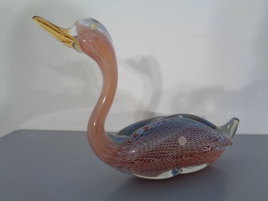 Large Italian Heavy Murano Glass Duck, 1960s-RDW-753615