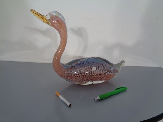 Large Italian Heavy Murano Glass Duck, 1960s-RDW-753615