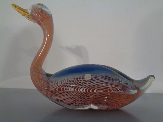 Large Italian Heavy Murano Glass Duck, 1960s-RDW-753615