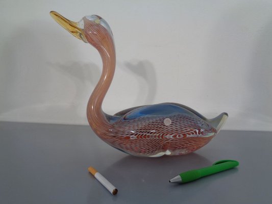 Large Italian Heavy Murano Glass Duck, 1960s-RDW-753615