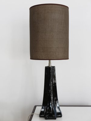 Large Italian Lamp with Ceramic Base, 1960s-CC-1564509