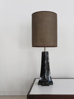 Large Italian Lamp with Ceramic Base, 1960s-CC-1564509